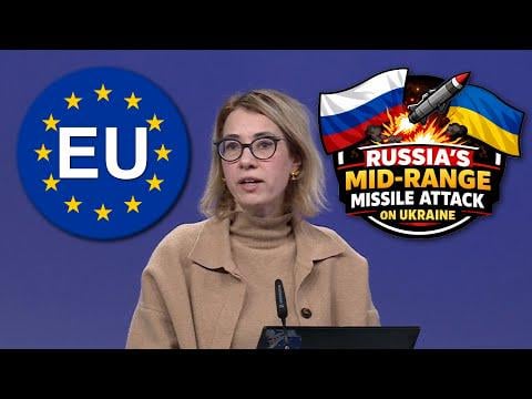 EU Commission calls Russia’s mid-range missile use a clear escalation in Ukraine