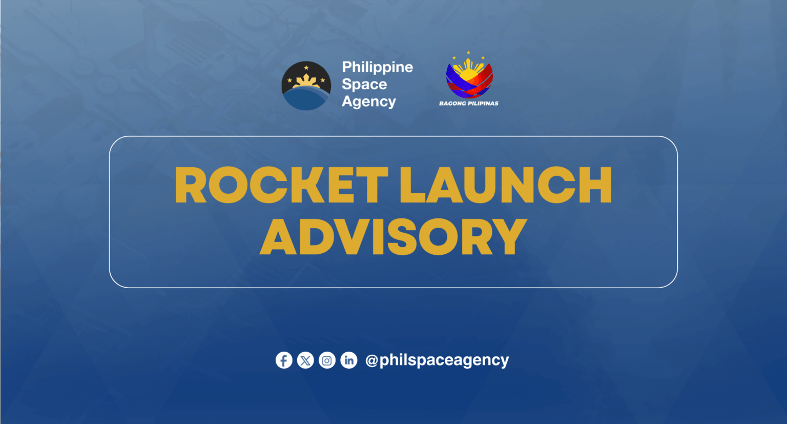 Advisory on the Long March 8A rocket launch