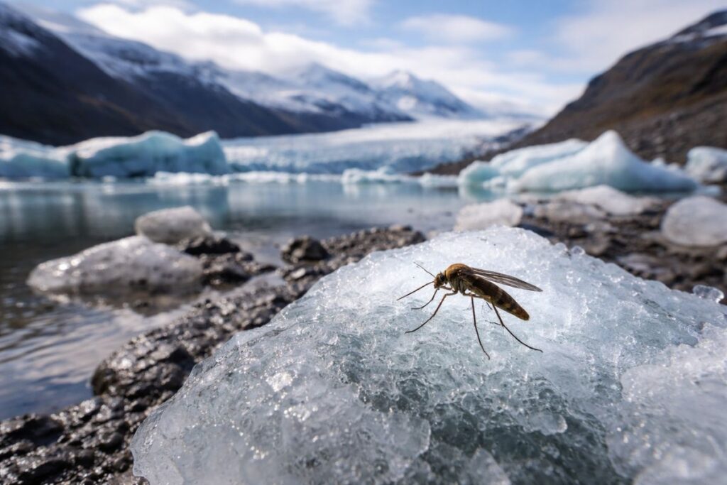 Nunca aconteceu antes: mosquitos surgem na Islândia e cientistas entram em alerta com mudança extrema no clima Never before has this happened: mosquitoes emerge in Iceland and scientists are on alert due to extreme climate change.