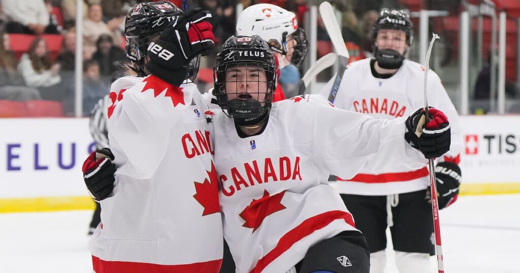 Korte leads Canada in win over Switzerland at U-18 women's world championship