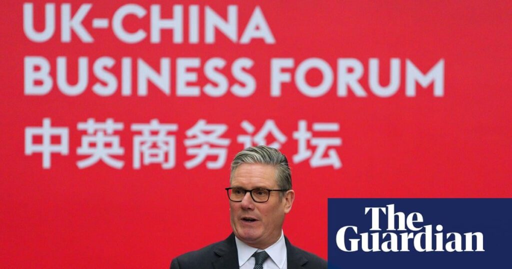 Trump says ‘very dangerous’ for UK to do business with China, after Starmer hails progress in Beijing