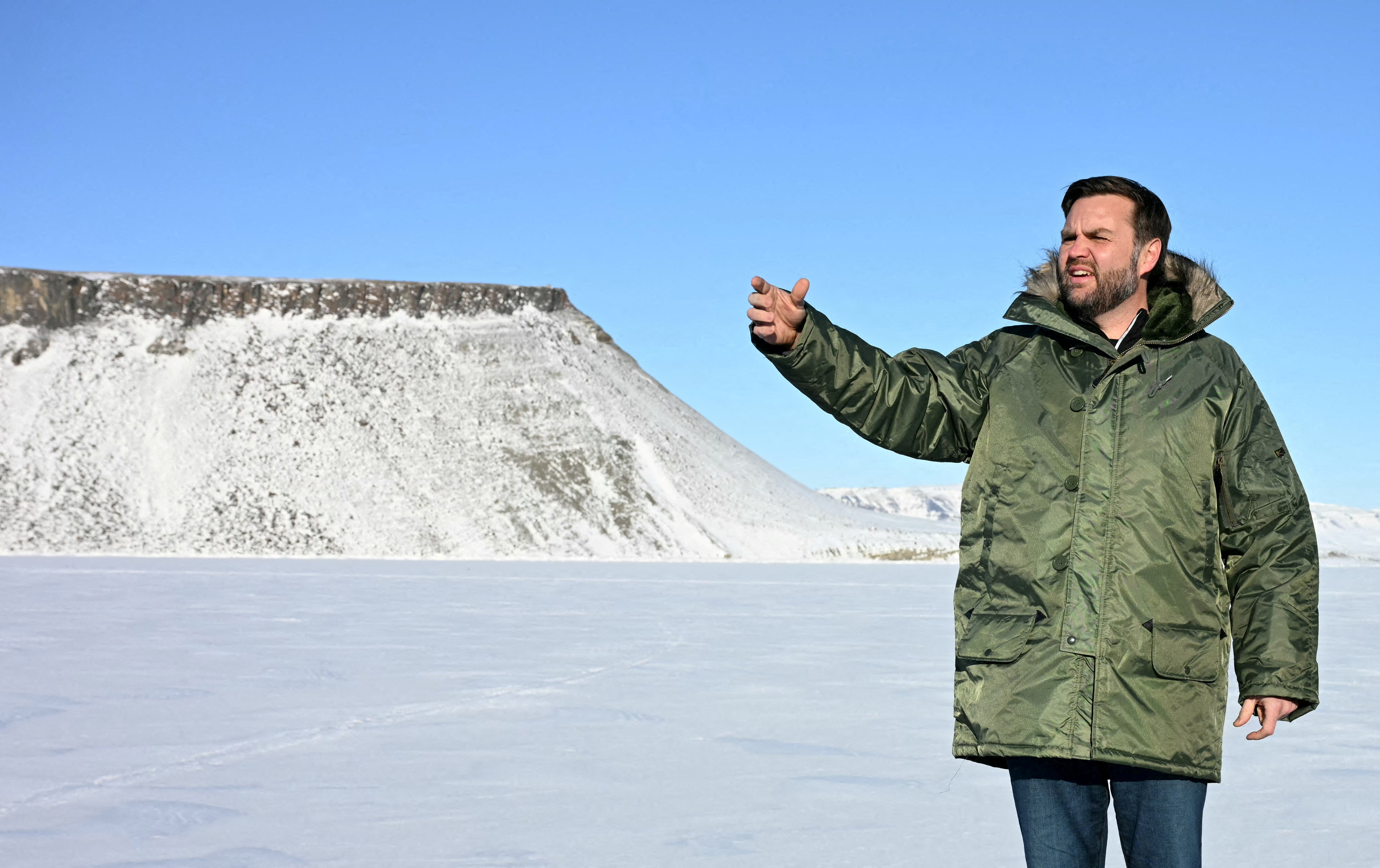 U.S. Vice President JD Vance toured the U.S. military's Pituffik Space Base in Greenland last year