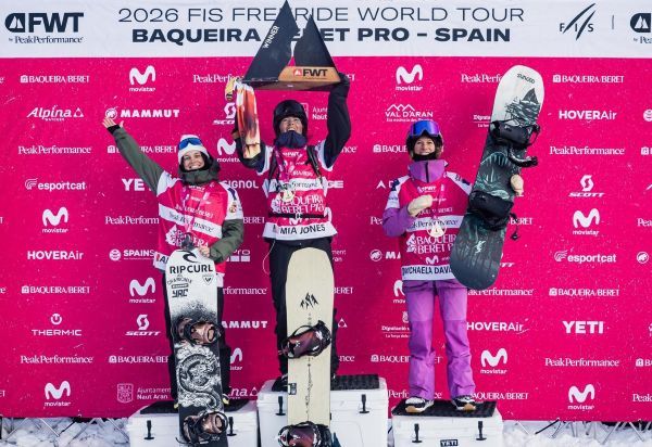 U.S. athletes take first, second and third at season's first Freeride World Tour event in Spain