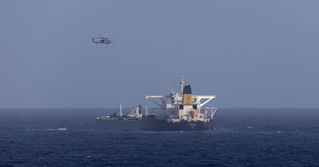 Oil tanker pursued by American authorities on course for Irish waters