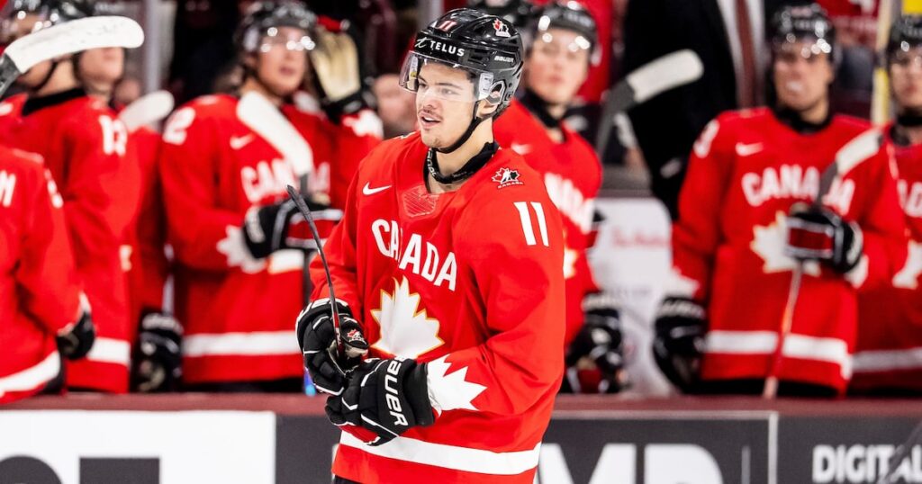 Canada scores five to take commanding lead over Slovakia after first period of quarter-final matchup at World Juniors