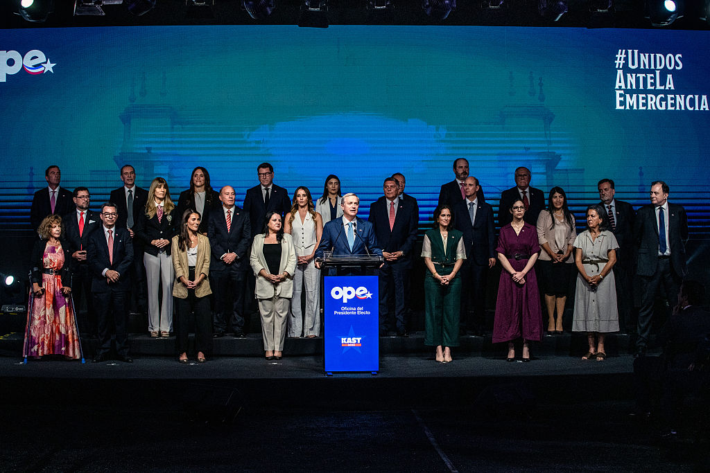 Kast’s Cabinet Set to Confront Distinctly Political Challenges Chilean President-elect José Antonio Kast, during a ceremony to announce cabinet members in Santiago, Chile on Jan. 20