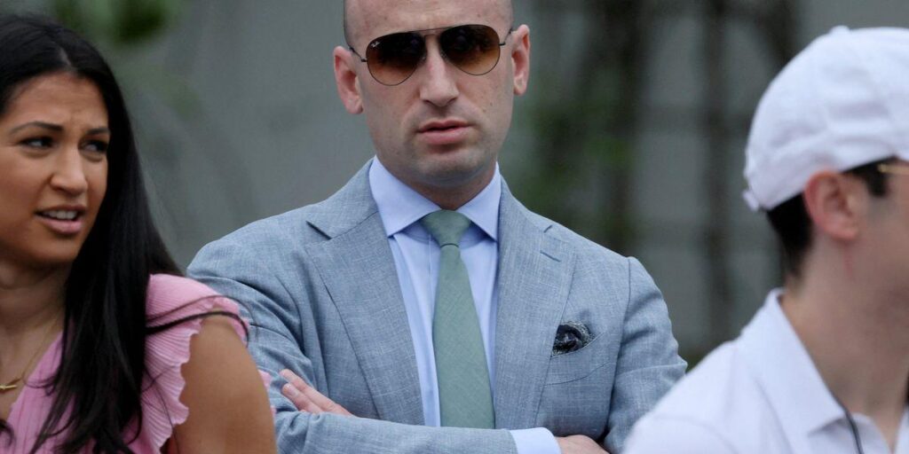 Stephen Miller ridiculed after his 'moronic' comment seen as permission to 'beat him up'