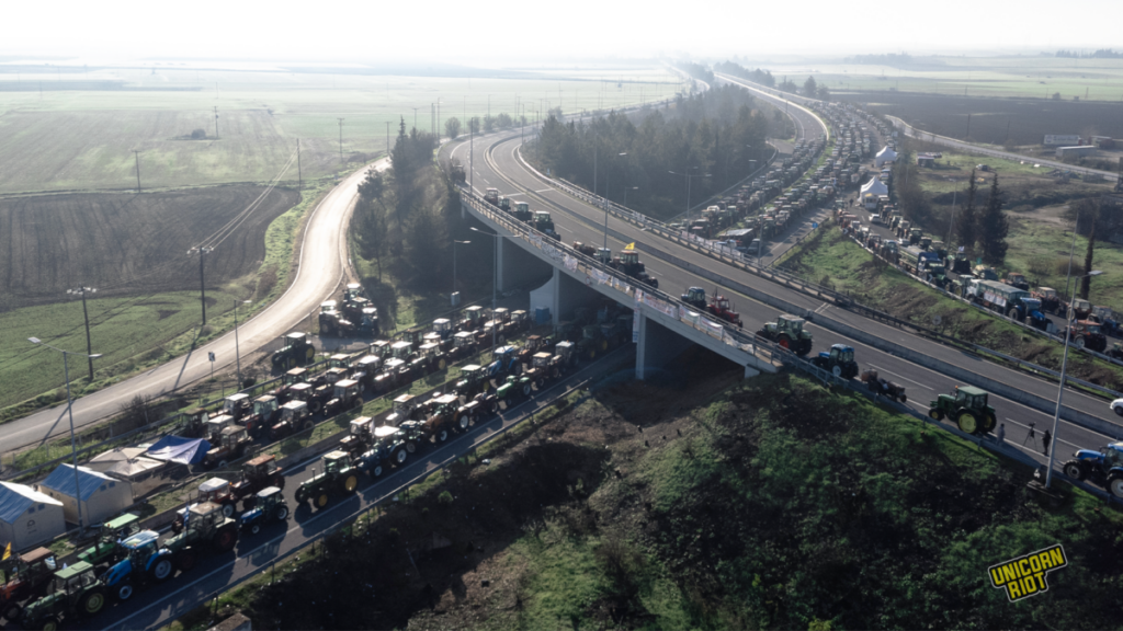 Tractors on the Highways, Survival on the Line: Greece’s Farmers Rise Up