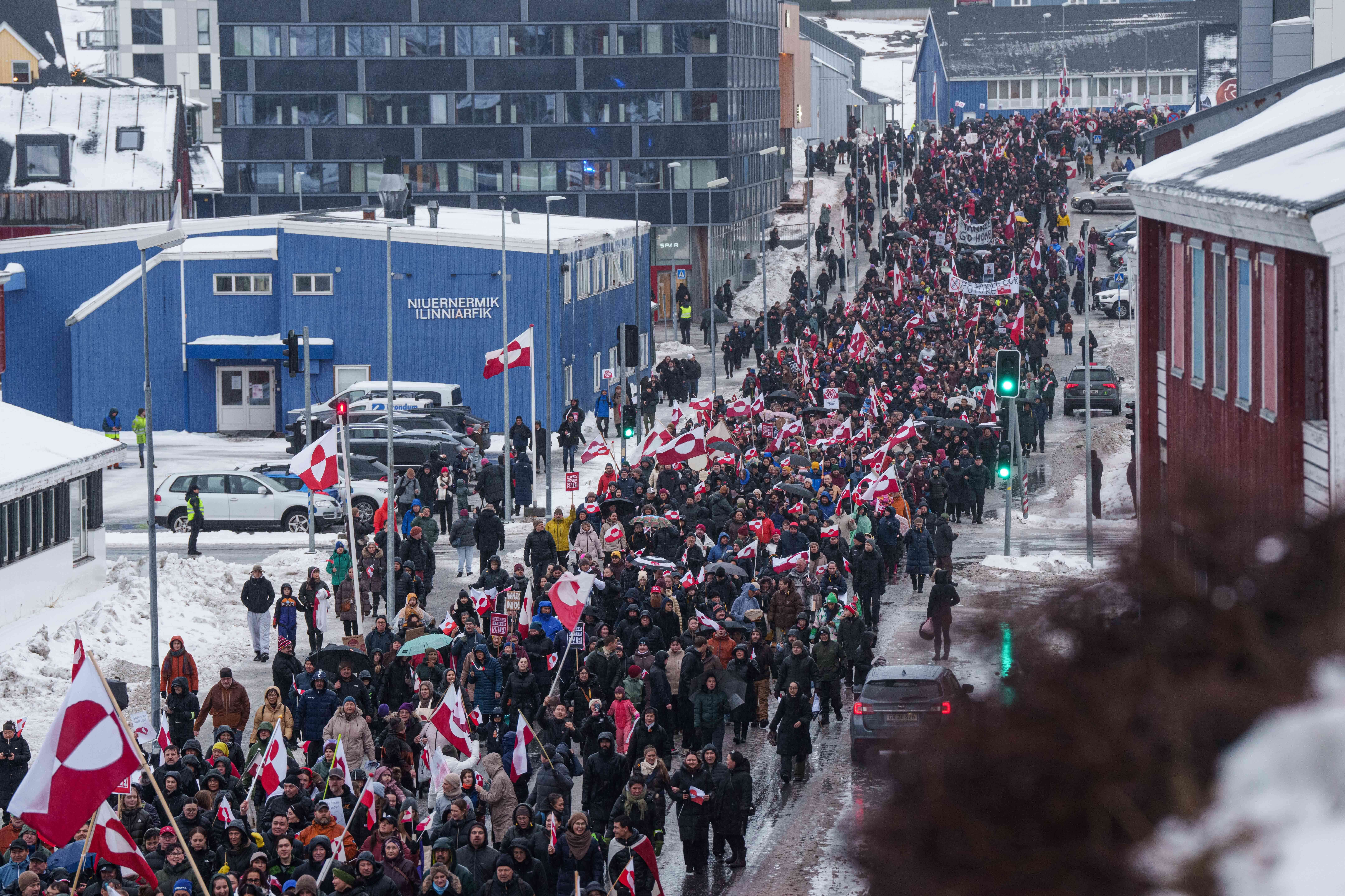 Greenland US Protest
