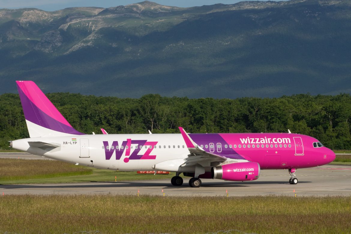 Wizz Air Airbus A320 aircraft on the runway, highlighting low-cost airline expansion supporting travel trends 2026 and access to less-visited destinations.