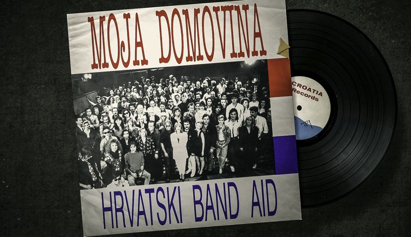 Croatian song ‘Moja domovina’ cover album