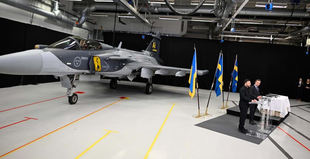 Russian troll army was activated when Zelenskyj visited Saab