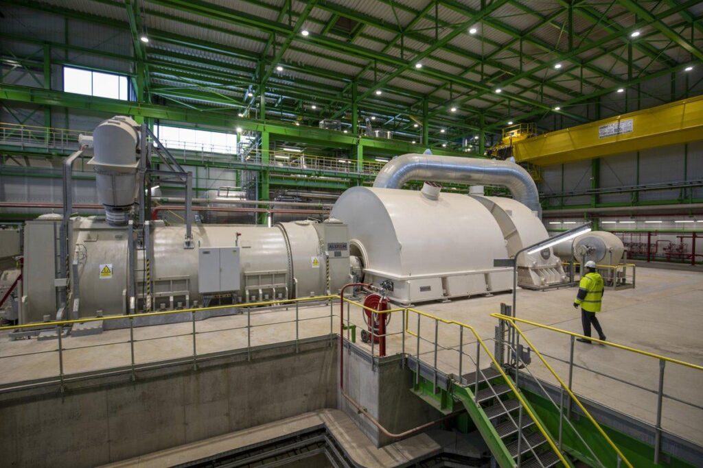 The Auvere power plant broke down in the middle of a cold wave