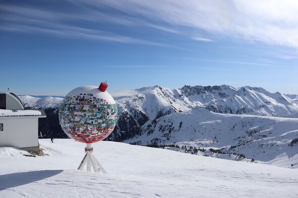 View from the top of Bansko mountain