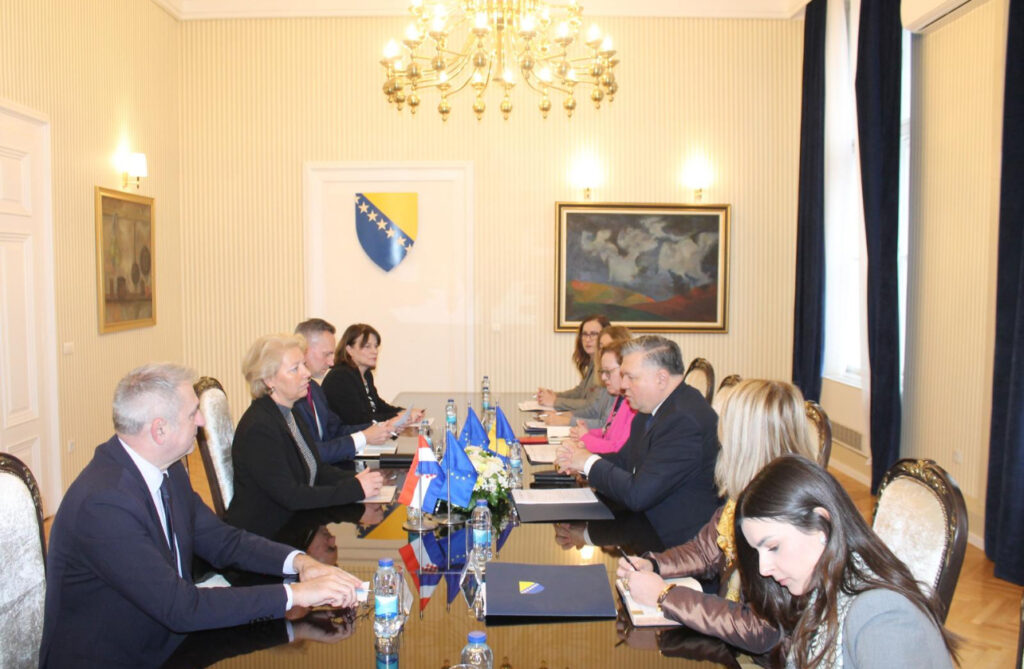BiH and Croatia Hold Joint Committee Meeting to Monitor Implementation of European Partnership Agreement