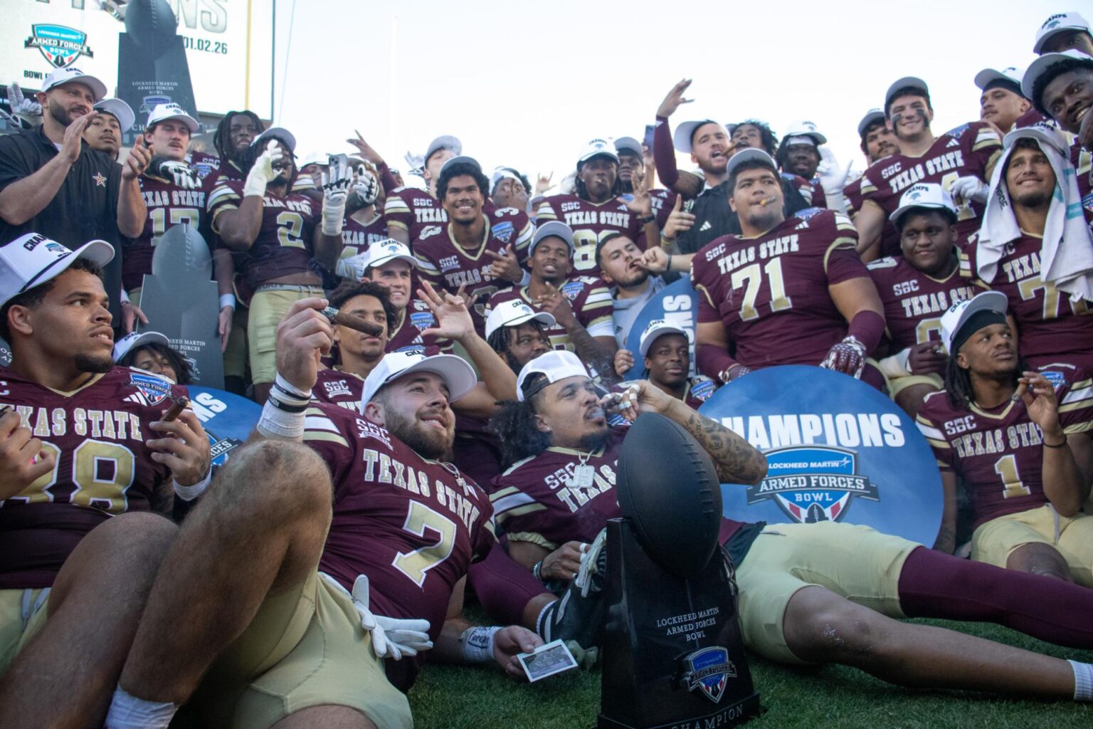 Texas State goes nuclear on Rice at Armed Forces Bowl – The University Star