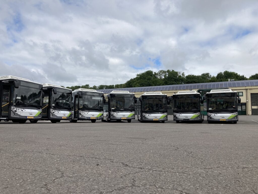 E-buses reach double-digit shares in Luxembourg, the Netherlands and Denmark’s circulating fleets in 2024, ACEA's report finds
