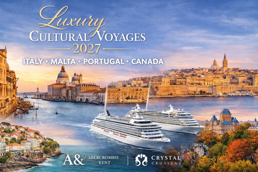 Italy, malta, portugal lead the charge: 2027 a&k x crystal cruises to revolutionize luxury travel across europe!