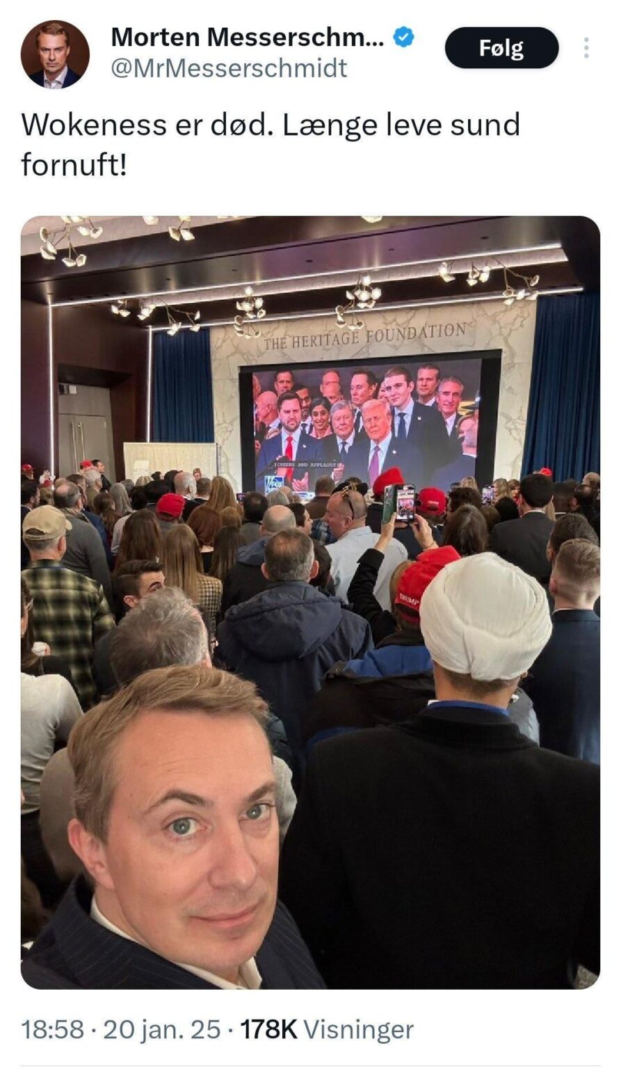 "Long live common sense!"