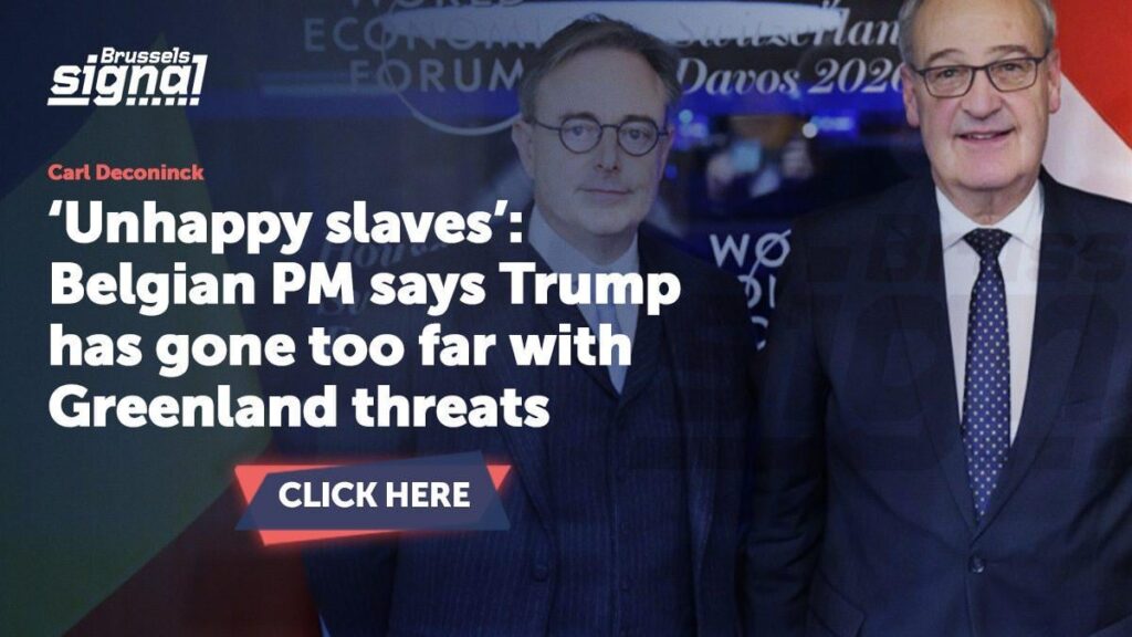 "Being a happy vassal is one thing. Being an unhappy slave is something else entirely" - Belgium Prime Minister Bart de Wever