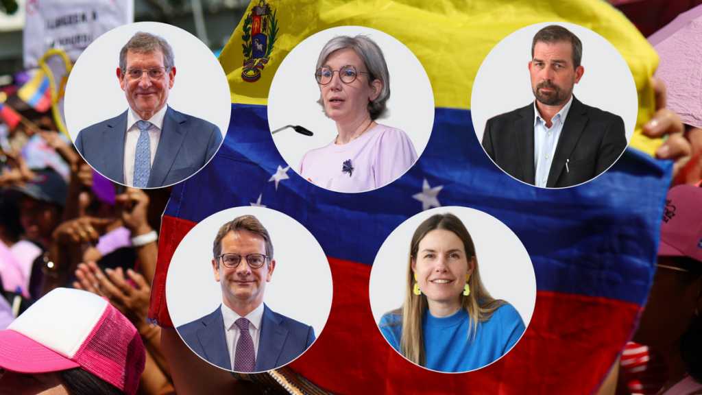 The MPs in the Foreign Affairs Committee are extremely critical of the USA's actions in Colombia. In the picture, clockwise from top left: Gusty Graas (DP), Sam Tanson (déi Gréng), Yves Cruchten (LSAP), Laurent Zeimet (CSV) and Alexandra Schoos (ADR).