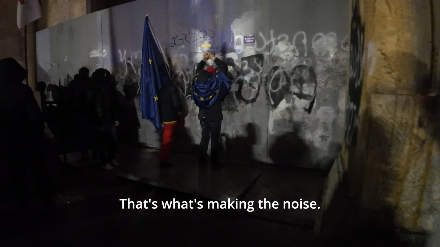 Vlogger joins the protests and gets more than he bargained for