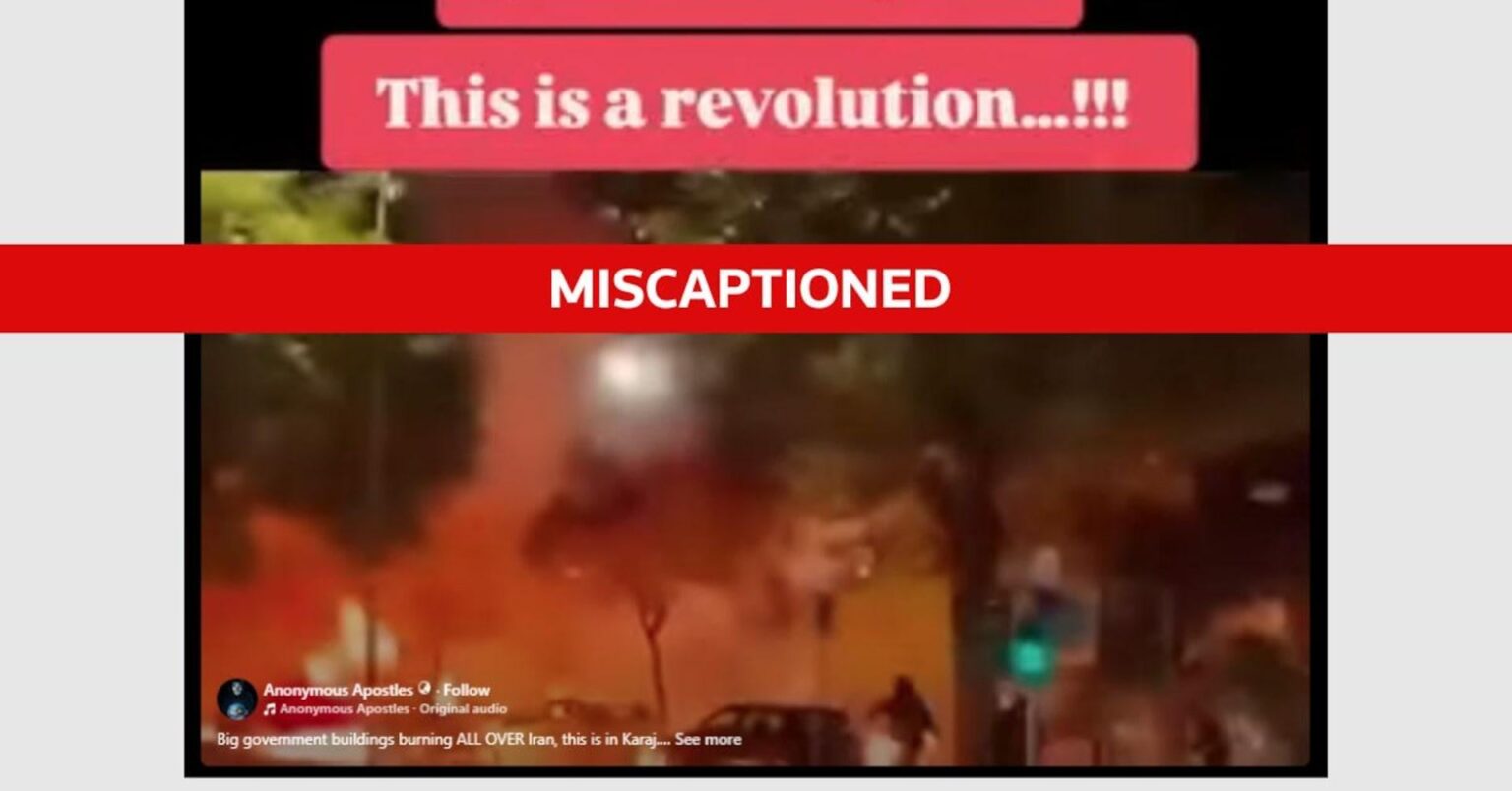 Fact Check: Video of unrest in Greek city miscaptioned as Iran protests (Reuters)