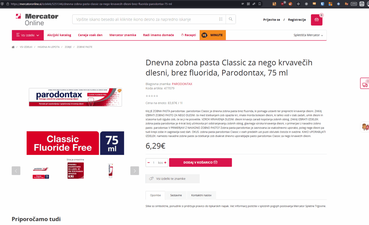 www.portapaki.si - my new application for monitoring prices in Slovenian online stores