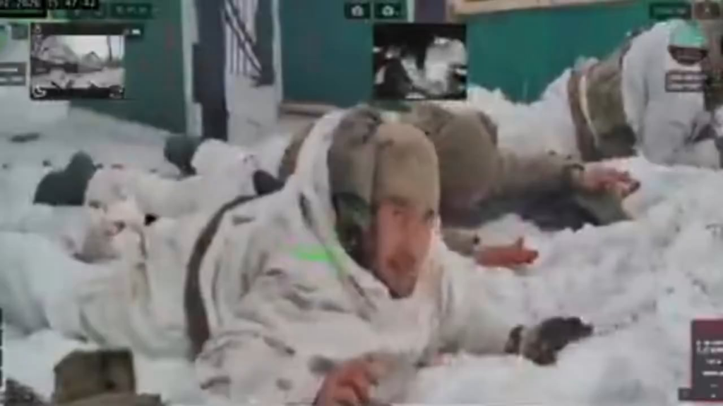 Groundbreaking footage captures a Ukrainian UGV operator leveraging the vehicle's onboard speaker to demand the surrender of three Russian soldiers, successfully taking them prisoner. Donetsk Oblast.