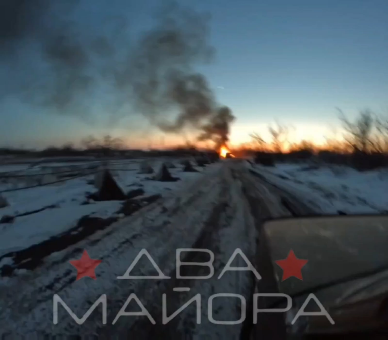 Russian soldiers trying to reach Pokrovsk under Ukrainian drone attacks. Published 27.01.2026