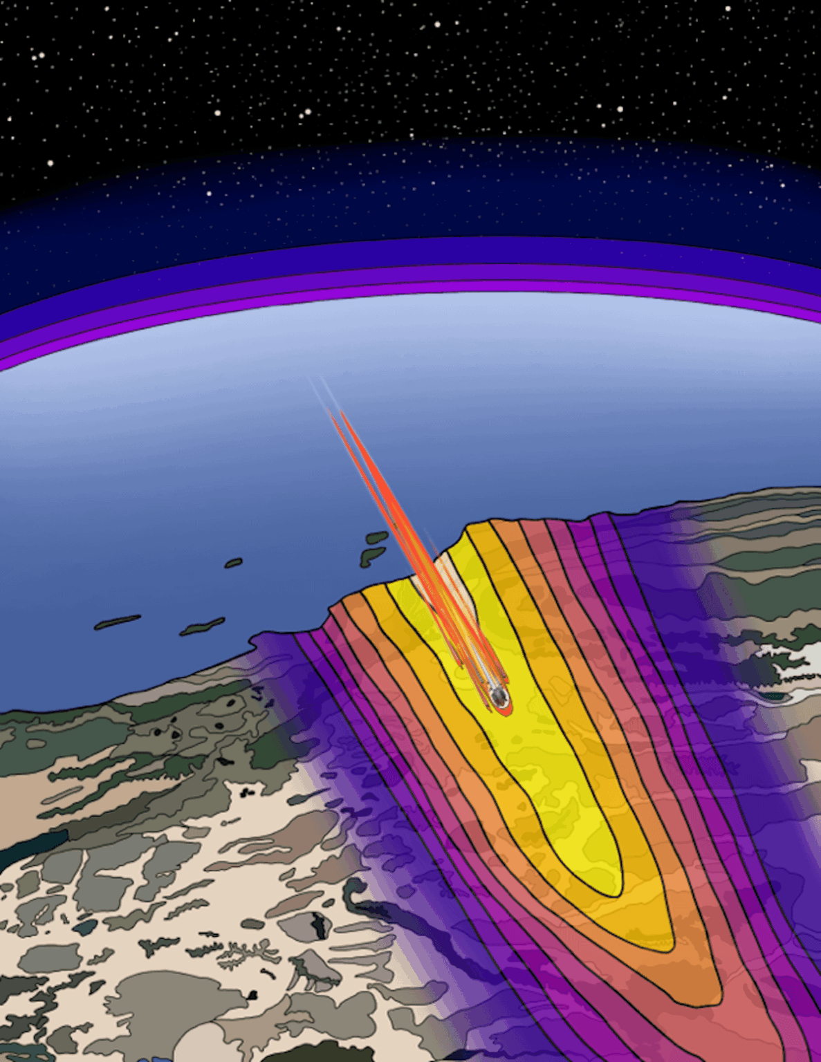 Sonic booms can protect Earth from dangerous space junk