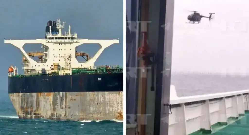 US seizes Russian-flagged oil tanker shadowed by Russian submarine near Iceland US seizes Russian-flagged oil tanker shadowed by Russian submarine near Iceland