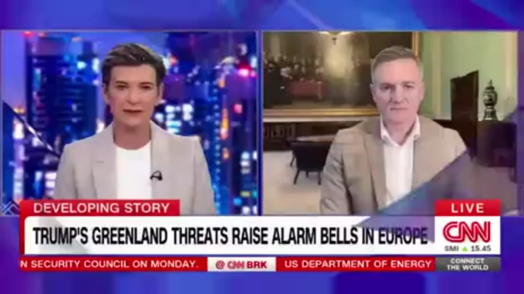 Rasmus Jarlov on CNN