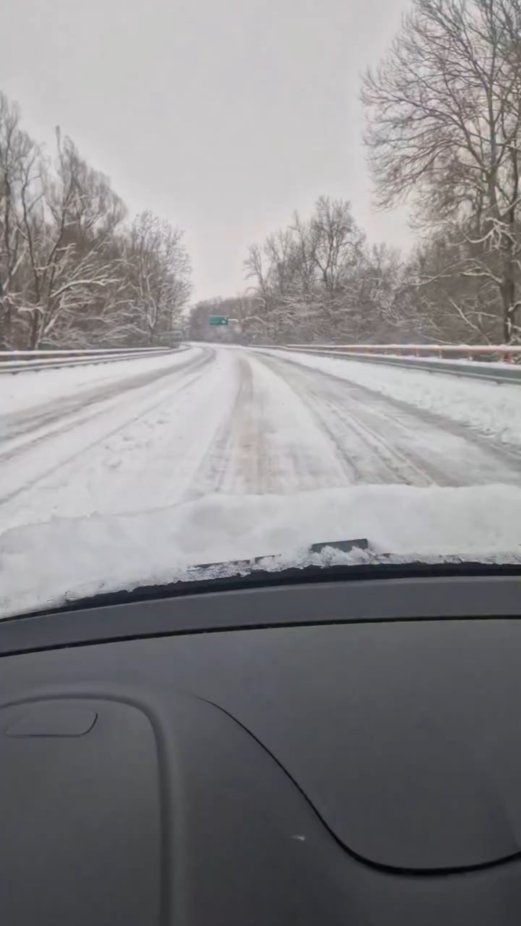 Snow situation on the Croatian-Hungarian border...