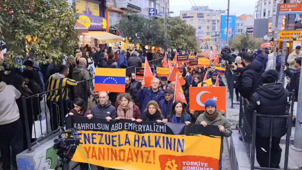TKP marched against US imperialism in Kadıköy