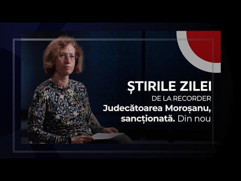JANUARY 16, 2026. Small beak! Judge Moroșanu, sanctioned. Again