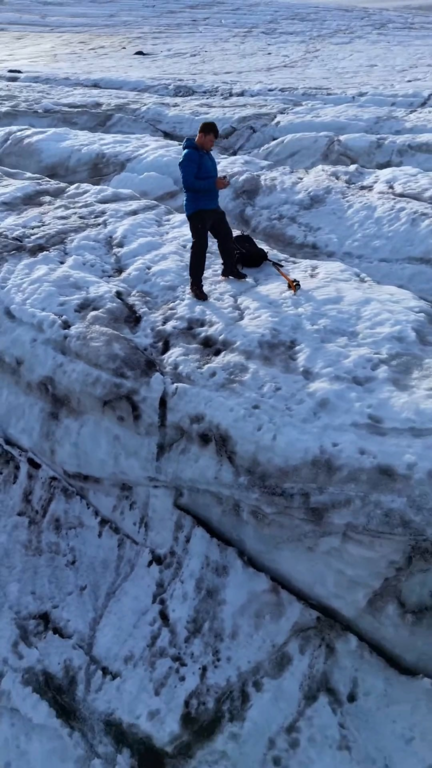Interstellar vibes all alone in Iceland