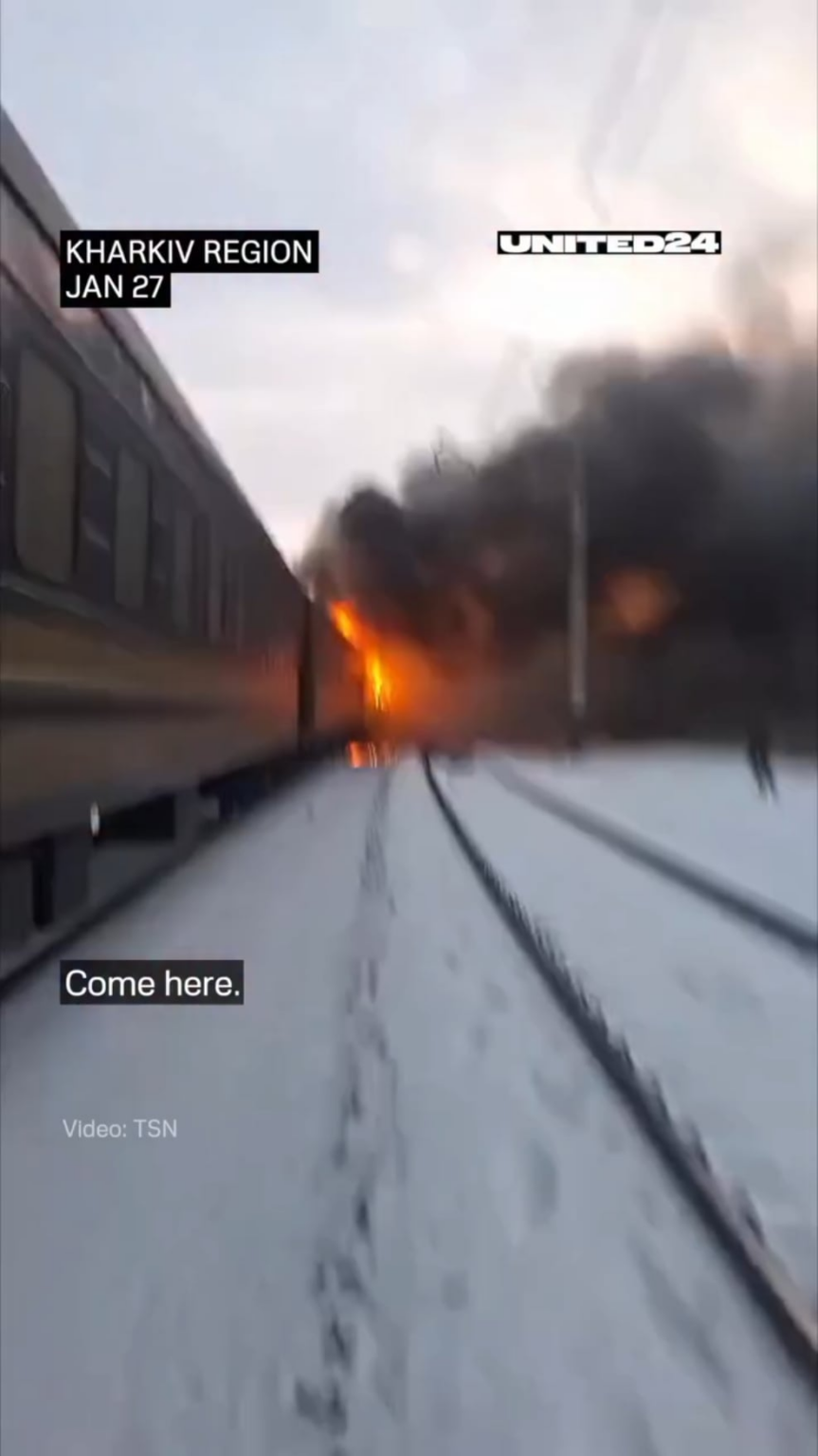 Russia struck a civilian passenger train in Ukraine’s Kharkiv region, killing five people. There were 291 passengers on board.