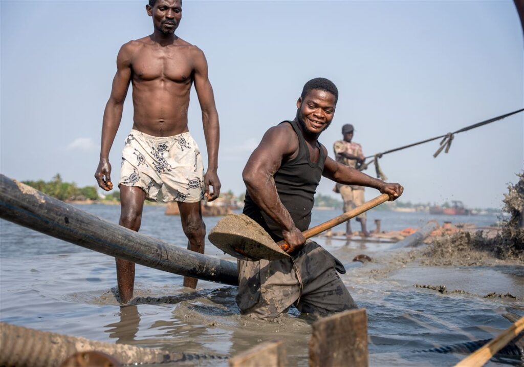Africa's megacity of Lagos reshapes its coast by dredging and puts environment at risk