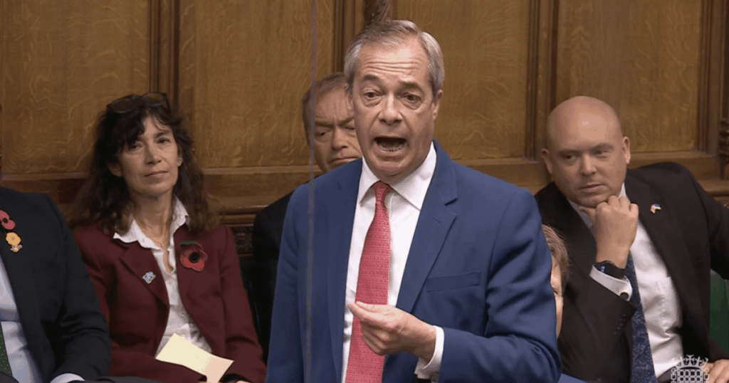 Nigel Farage will skip Prime Minister’s Questions again to appear on Times Radio