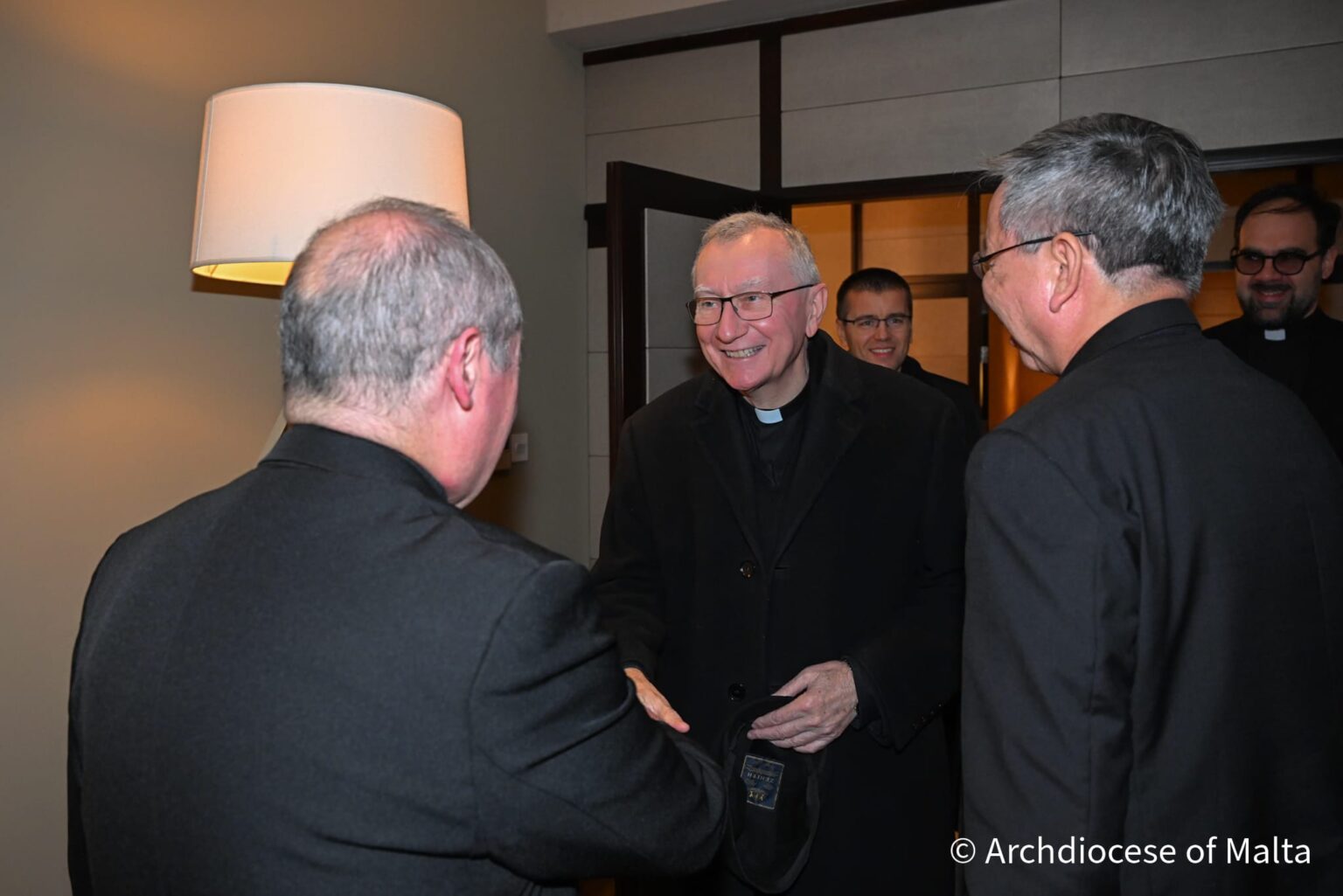 Vatican’s Secretary of State arrives in Malta