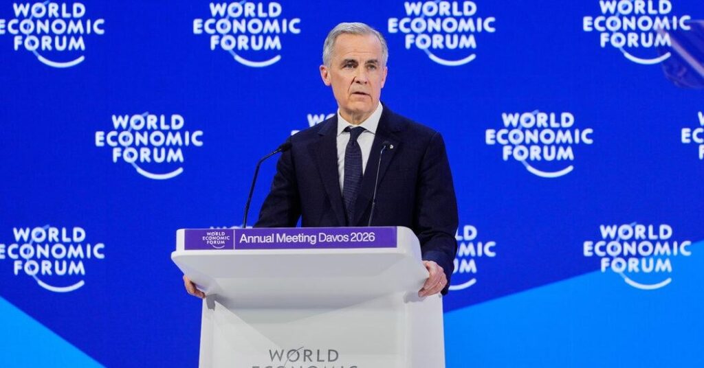 Carney Speech on U.S. ‘Rupture’ and Canada’s Survival Draws Standing Ovation at Davos
