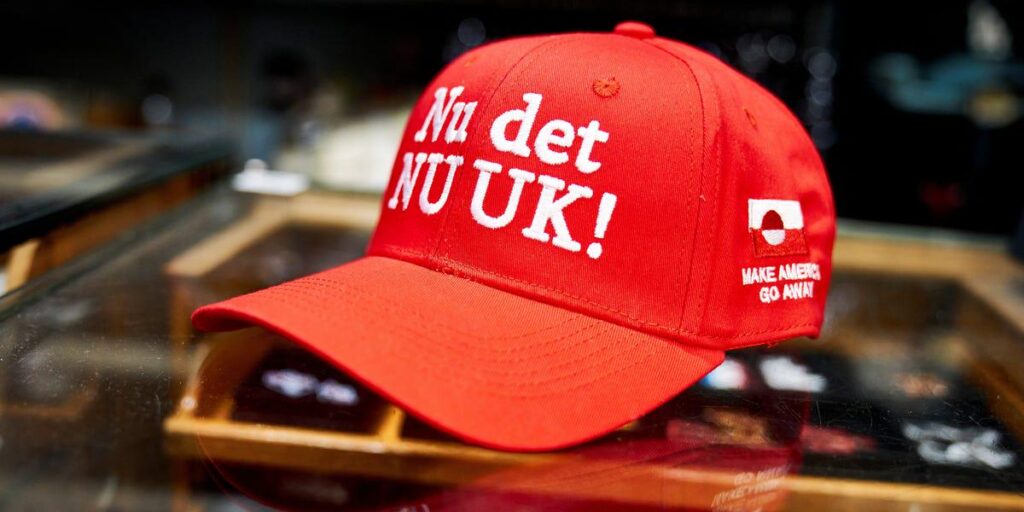 A Greenland group is selling 'Make America Go Away' hats for charity — and Americans are buying the most