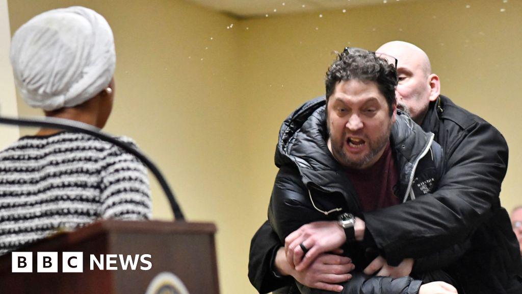 'I don't let bullies win,' says US congresswoman Omar after substance thrown at her