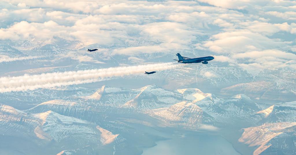 Denmark deploys F-35A stealth fighters over Greenland supported by French tanker