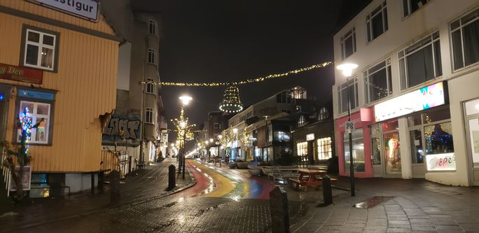 Rainbow Street Reykjavik