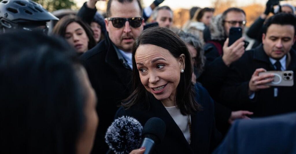 Venezuelan Opposition Leader Gives Trump Her Peace Prize