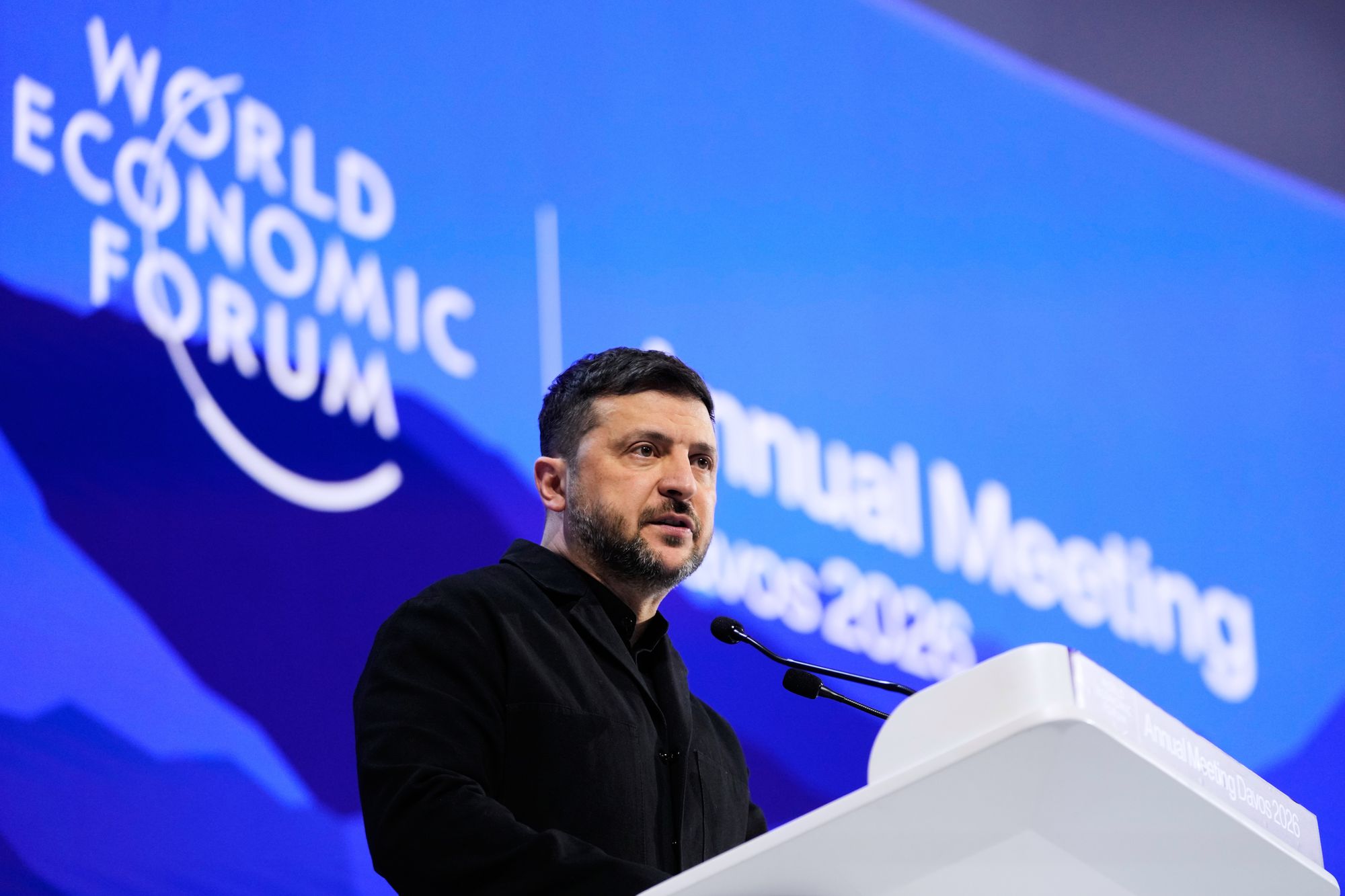 Ukraine's President Volodymyr Zelenskyy pulled few punches in his a speech to the World Economic Forum in Davos, Switzerland