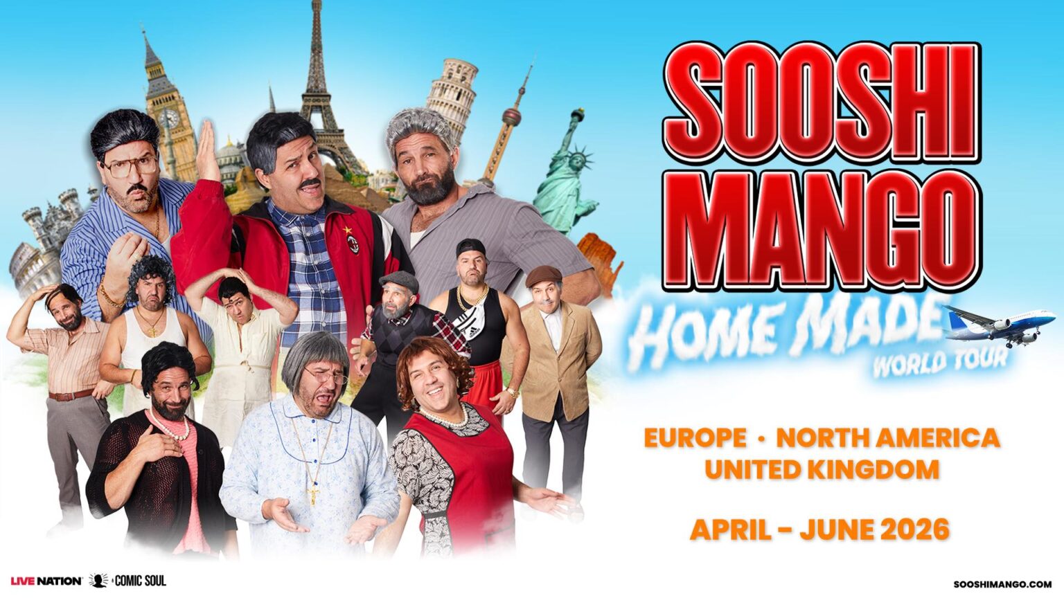 cover Australian comedy sensation Sooshi Mango coming to Cyprus