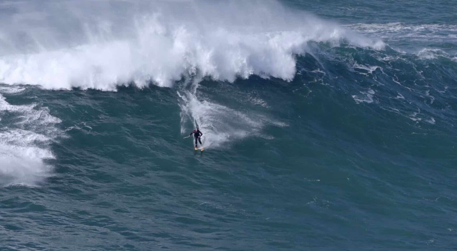 Skiing The World's Largest Waves At Nazaré, Portugal
